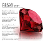 red ruby gemstone for jewelry by pel and co