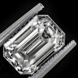 1-5 Carats IGI Certified Emerald Cut Lab Grown Diamond, E-F Color, VS1+ Clarity, Ideal to Excellent Cut