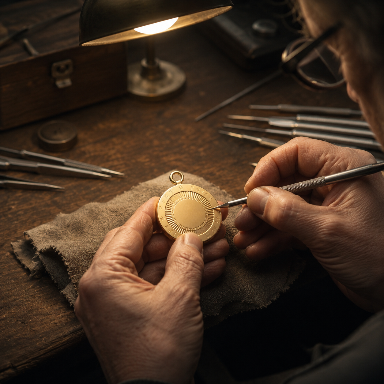 Custom-crafted jewelry celebrating company anniversaries, executive leadership, and employee milestones.