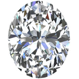 sparkling oval diamond for jewelry making custom ring, earrings, necklace
