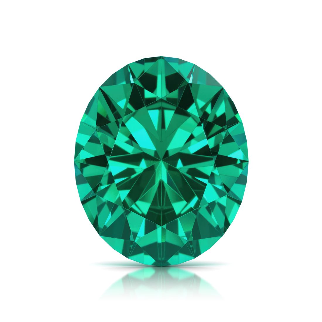 Loose emerald gemstone with vivid green color – emerald for custom engagement rings and fine jewelry by Pel & Co