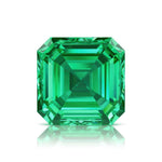 Pel & Co Prestige Gemstone asscher cut colombian emerald vivid green loose stone