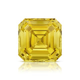 Pel & Co Prestige Gemstone asscher cut yellow sapphire vivid golden loose stone