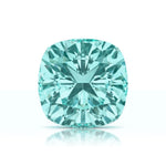 Cushion Cut Paraiba Tourmaline loose gemstone — neon electric blue-green AAA grade lab created | Pel & Co. Prestige Gemstones
