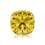 Cushion Cut Yellow Sapphire loose gemstone — warm golden yellow AAA grade lab created | Pel & Co. Prestige Gemstones
