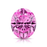Oval Cut Pink Sapphire loose gemstone — vibrant blush pink AAA grade lab created | Pel & Co. Prestige Gemstones