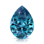 Pear Shape Alexandrite loose gemstone — rare color-change AAA grade lab created | Pel & Co. Prestige Gemstones