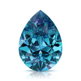 Pear Shape Alexandrite loose gemstone — rare color-change AAA grade lab created | Pel & Co. Prestige Gemstones