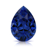 Pel & Co Prestige Gemstone pear shaped blue sapphire loose stone deep royal blue