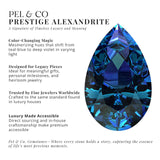 color changing alexandrite gemstone for jewelry by pel and co