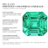 green colombian emerald gemstone for jewelry by pel and co