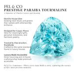 green paraiba tourmaline gemstone for jewelry by pel and co