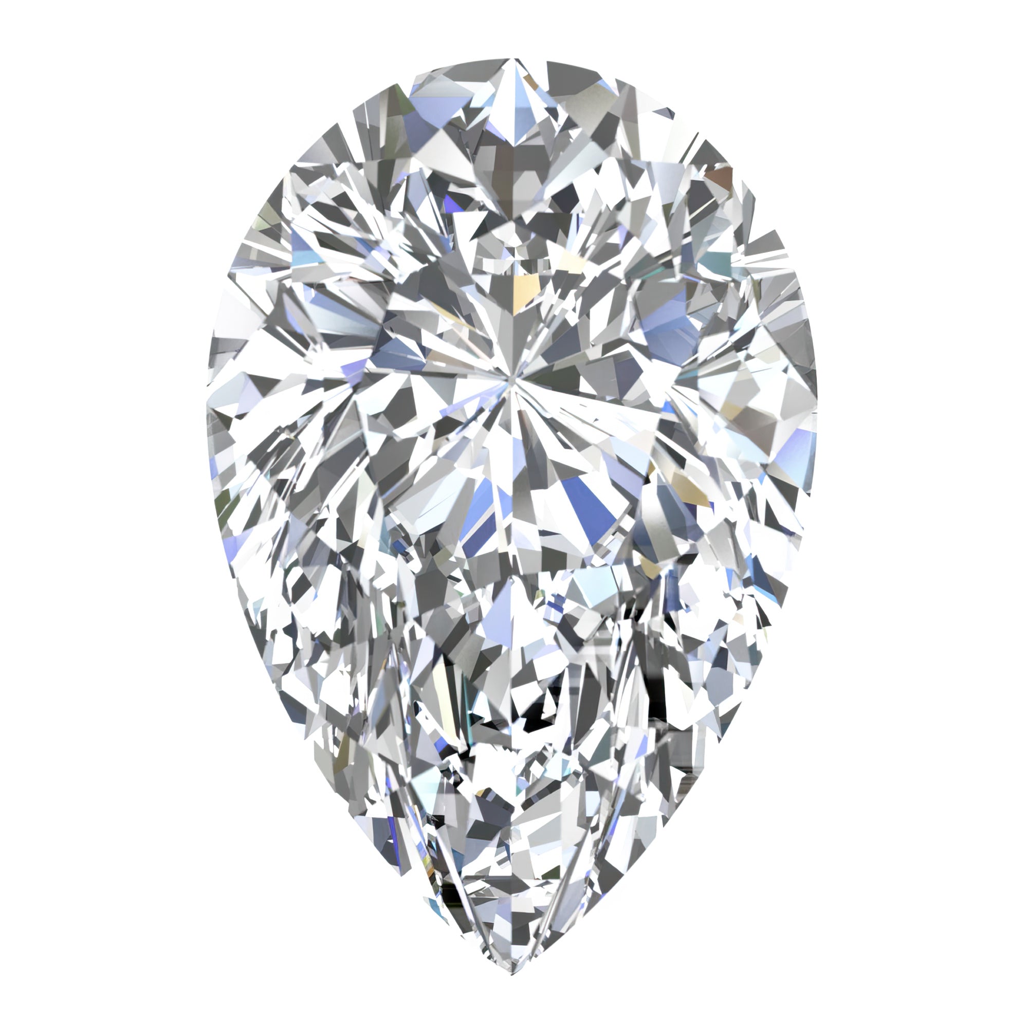Teardrp pear-shaped diamond for making your own custom personalized jewelry