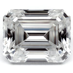 Emerald Cut Diamond for custom engagement ring, pendant, earrings
