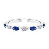 7 diamond anniversary band in gold, a popular choice for ladies anniversary rings featuring gemstones.