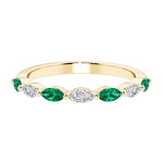 Seven stone diamond ring for women celebrating everlasting love with gemstones.